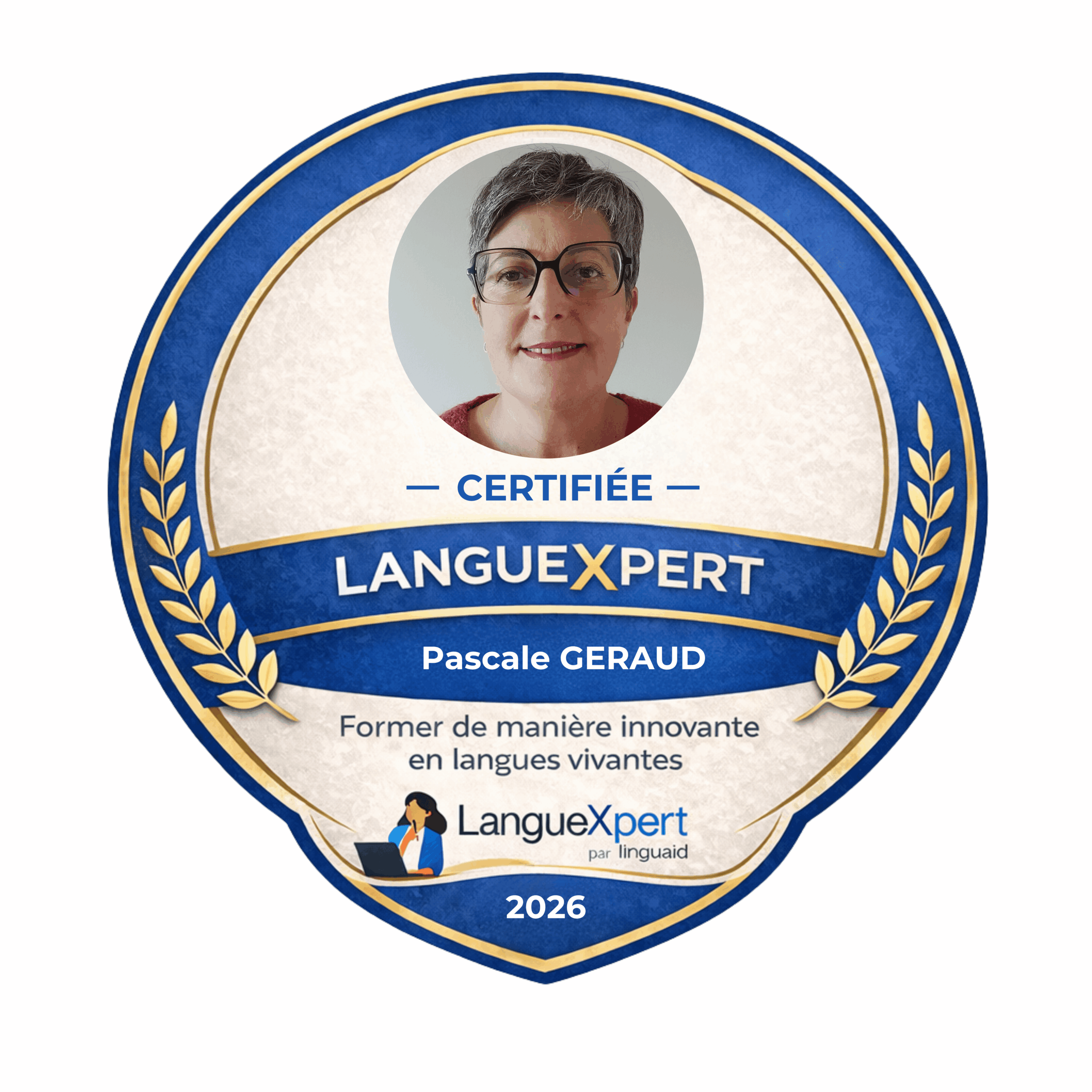 pascale geraud badge (1)