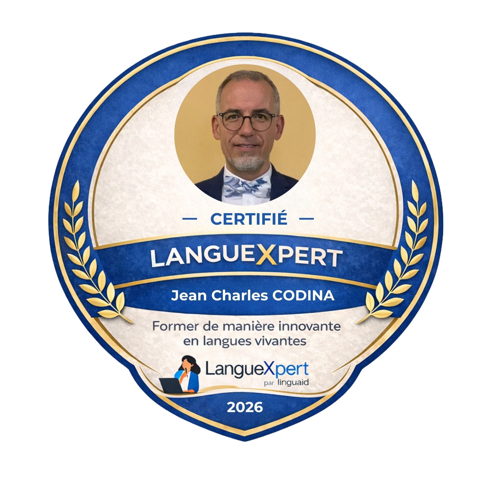 languexpert badge modèle (1)
