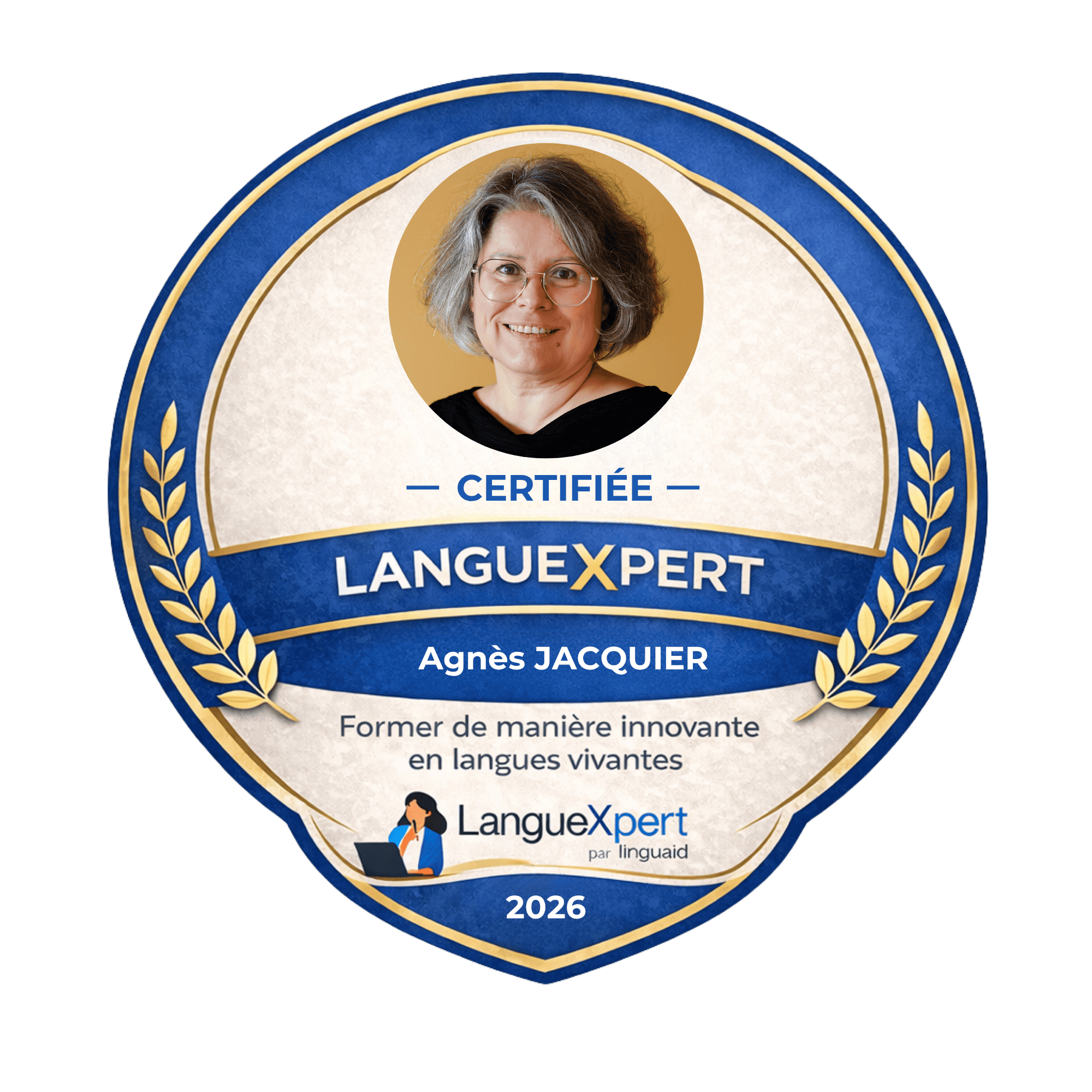 languexpert badge agnès (1)