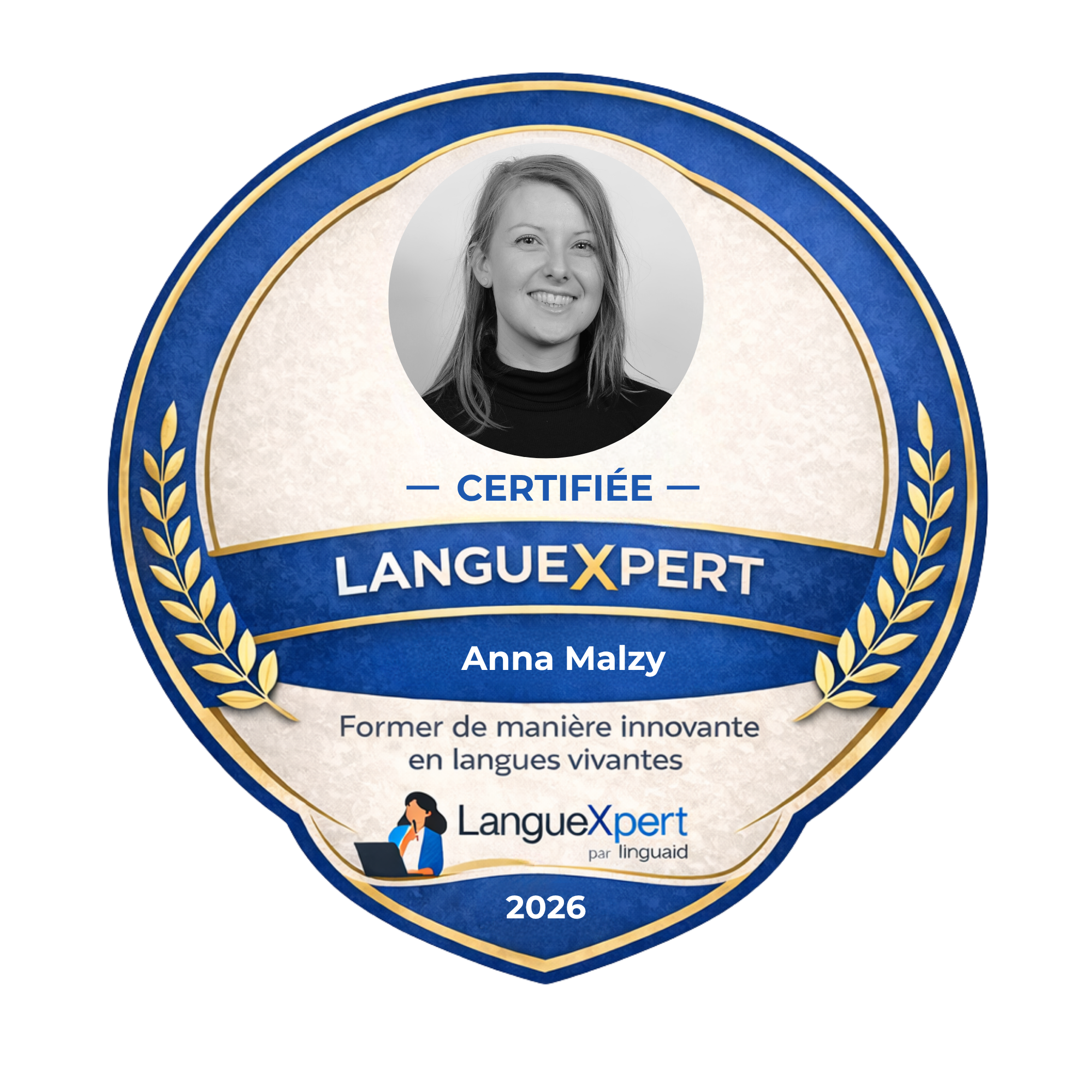 languexpert badge modèle